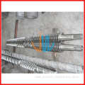 80/156 Conical twin screw and barrel for PVC panel